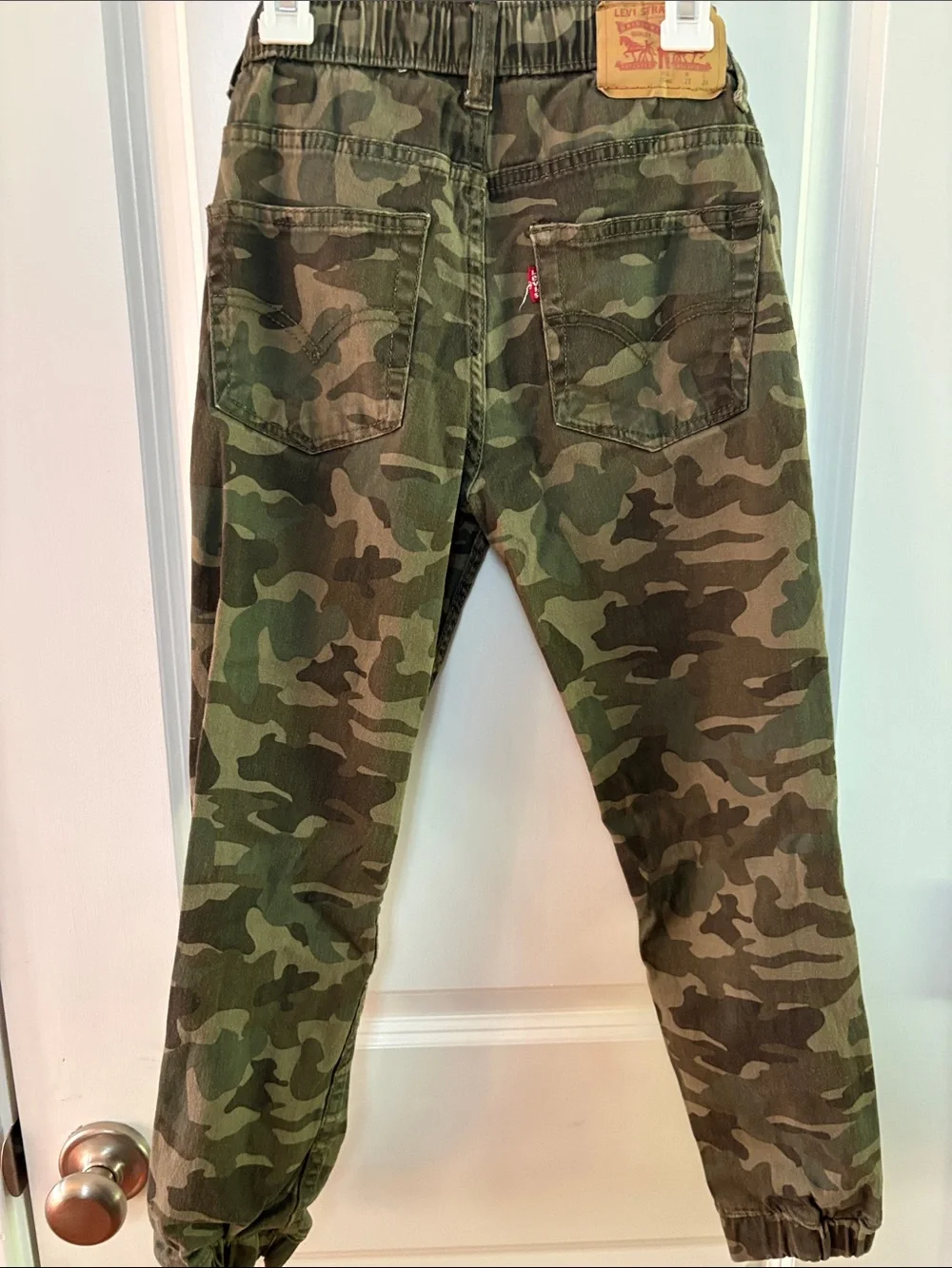 Levi's Camo Jogger Sweatpants in Green/Brown